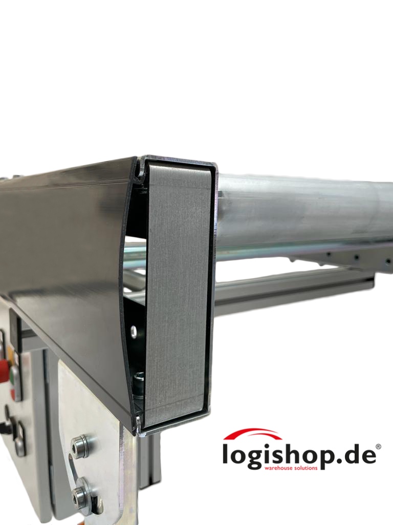 5,76 m Schwerkraft Rollenbahn NB 830mm mit KU - Rolle