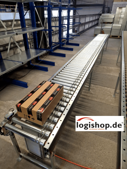 7,68 m Angetriebene Förderanlage steckerfertig, plug-and-play, NB430