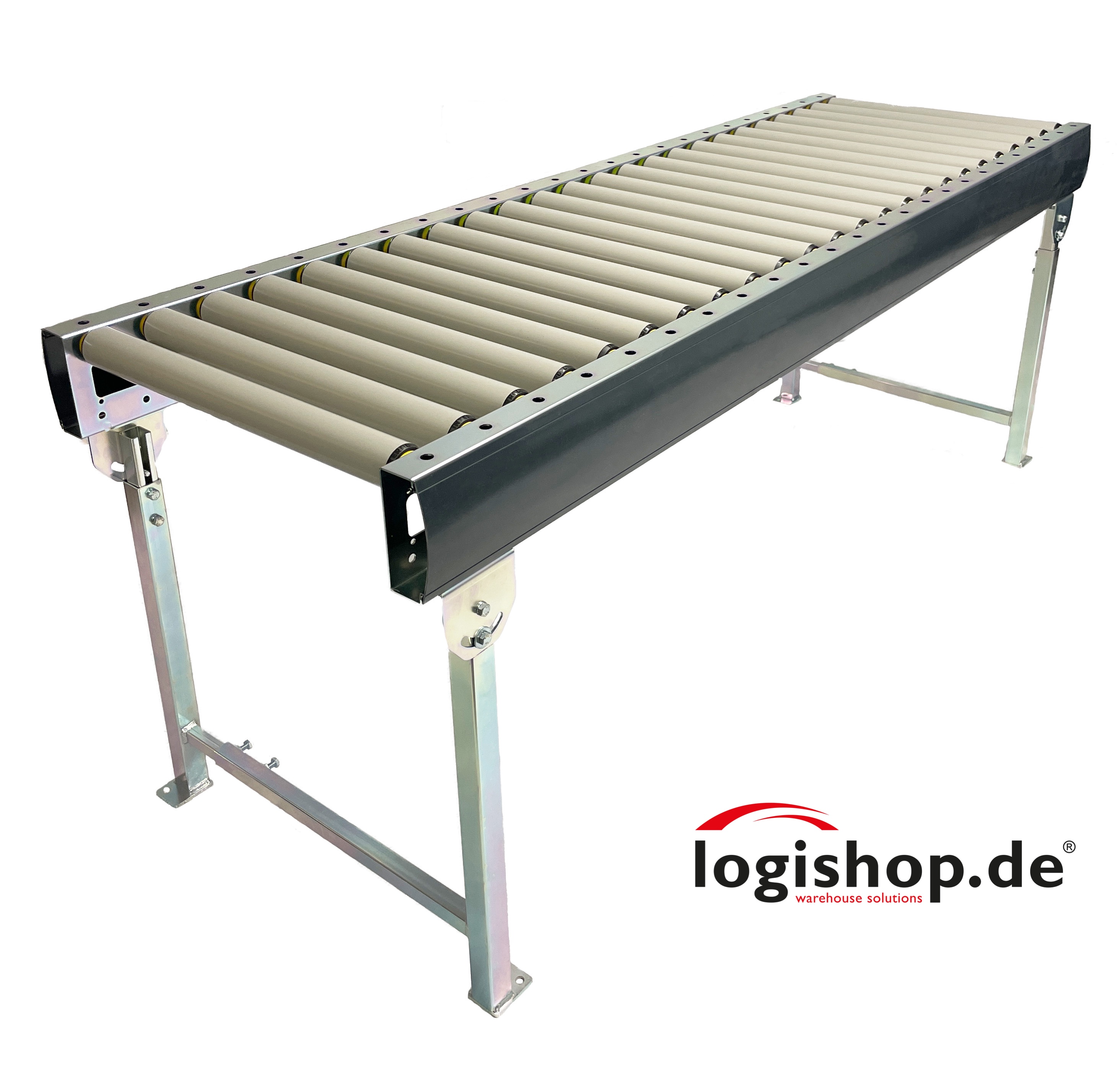 5,76 m Schwerkraft Rollenbahn NB 830mm mit KU - Rolle