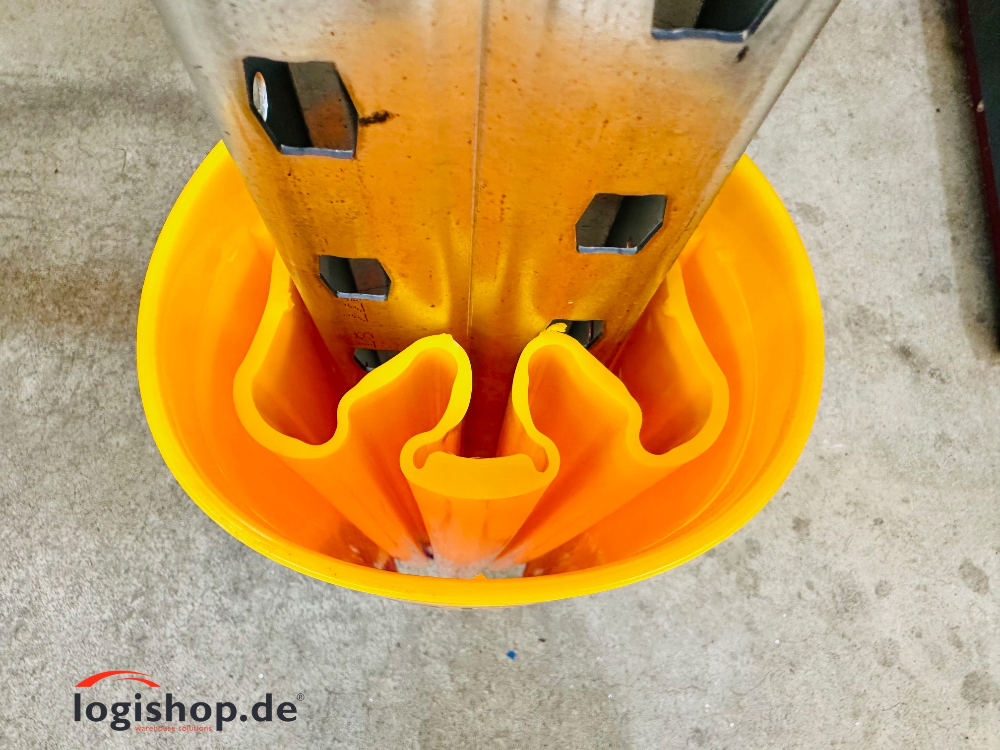 Rammschutz Anfahrschutz für Palettenregale Stielschutz für Regalständer