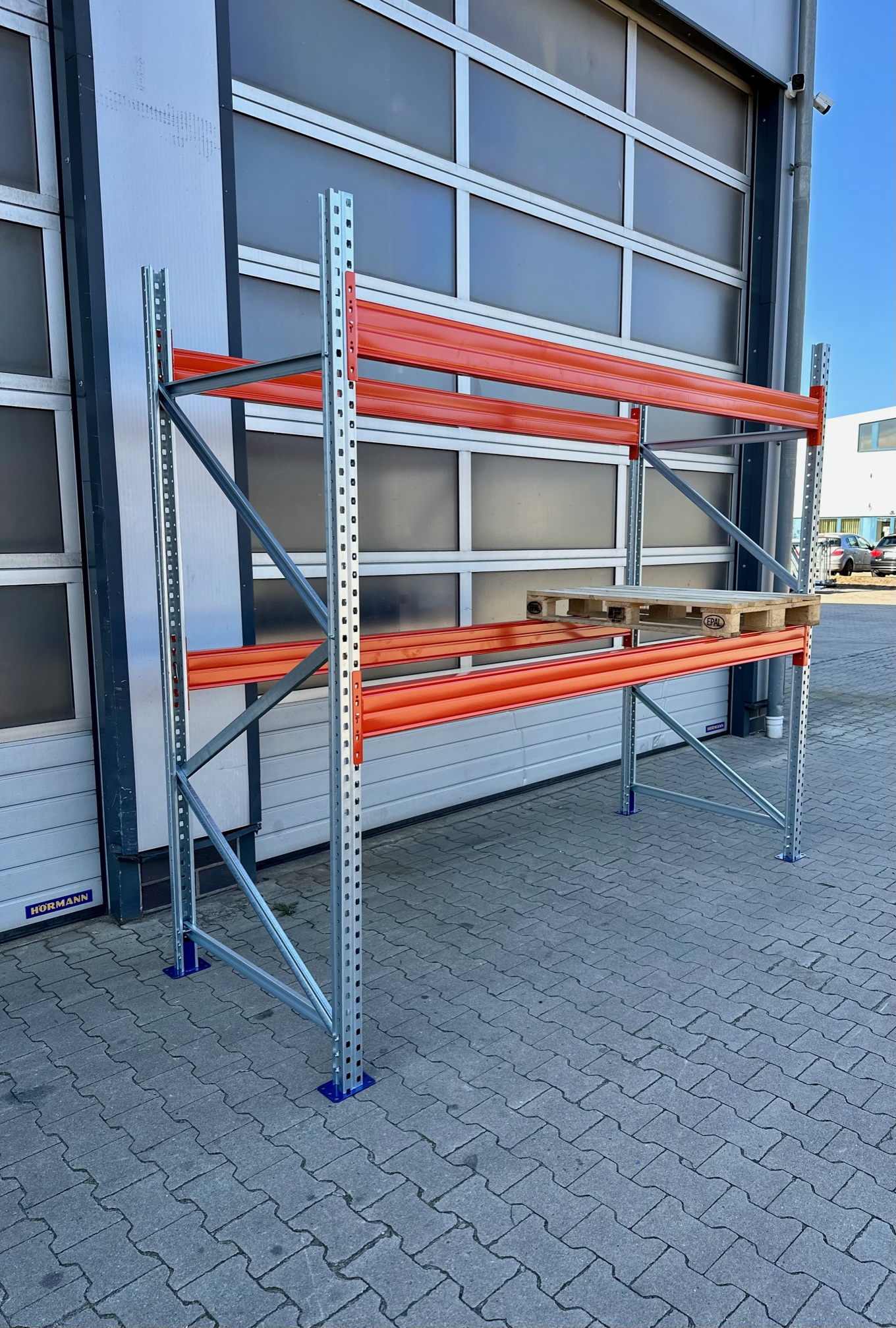 Grundfeld Palettenregal ca. 2,90 lfm - H: 250cm - Fachlast: 3000 kg